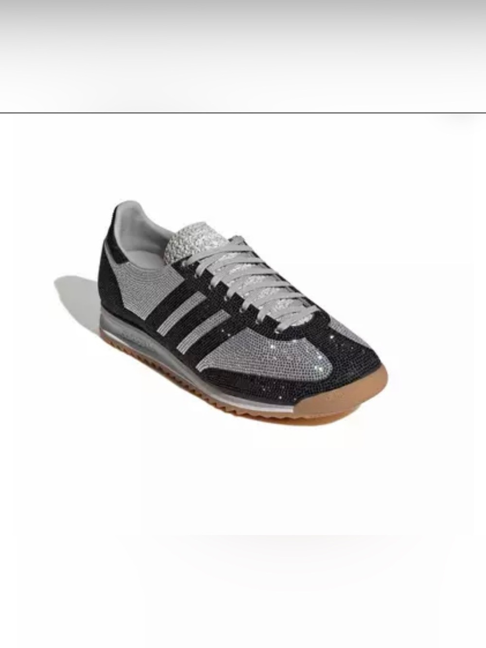 Adidas Originals SL 72 OG "Grey Two/Core Black/Ftwr White Rhinestone
